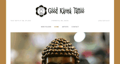 Desktop Screenshot of goodkarmatattoo.com